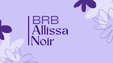 Snapshot of allissa_noir chatting on July 2026 02:22:01 AM Allissa online show from July 2026 02:22:01 AM