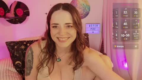 Aster Poe online show from March 2026 09:41:02 PM