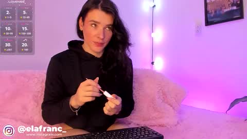 Snapshot of elaia_franc chatting on February 2026 03:21:02 AM Elaia franco online show from February 2026 03:21:02 AM