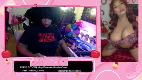 Snapshot of goddesscocoaa chatting on March 2026 01:55:01 AM Goddess Cocoa online show from March 2026 01:55:01 AM