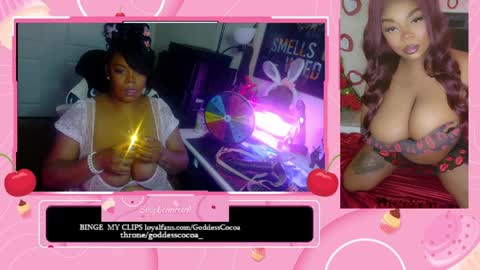 Snapshot of goddesscocoaa chatting on April 2026 04:46:01 AM Goddess Cocoa online show from April 2026 04:46:01 AM
