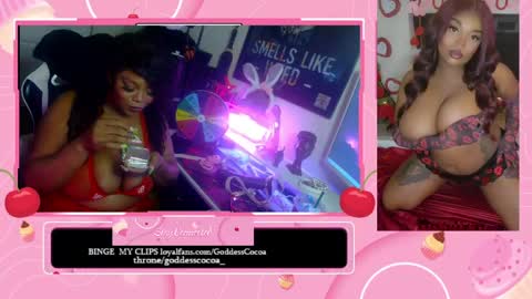 Snapshot of goddesscocoaa chatting on April 2026 03:20:01 AM Goddess Cocoa online show from April 2026 03:20:01 AM