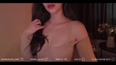 Snapshot of mamiemeow chatting on July 2026 07:58:02 AM Your Miss Alice online show from July 2026 07:58:02 AM