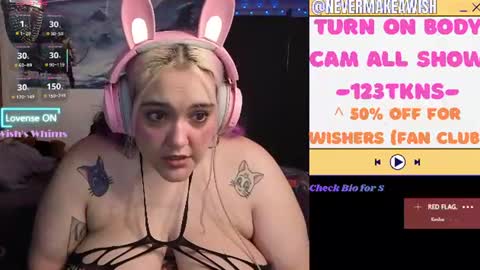 Snapshot of nevermakeawish chatting on July 2026 09:35:02 AM Wishs Playground online show from July 2026 09:35:02 AM