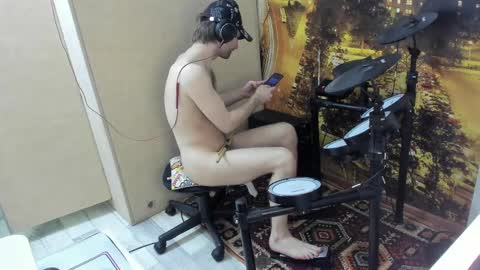 Naked Drummer online show from April 2026 03:40:02 PM