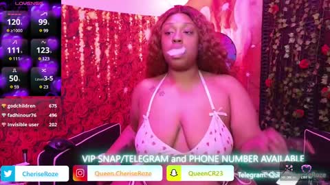 Queen Cherise Roze online show from March 2025 05:44:02 AM