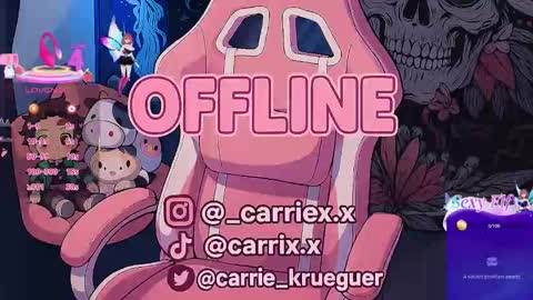 Carrie online show from March 2026 09:35:01 AM