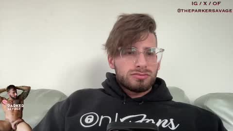 Parker Savage online show from October 2025 07:44:02 PM