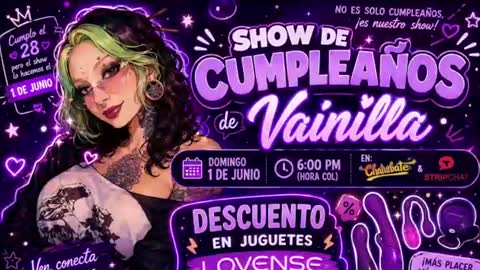Vainilla Independent model online show from June 2026 02:53:01 AM