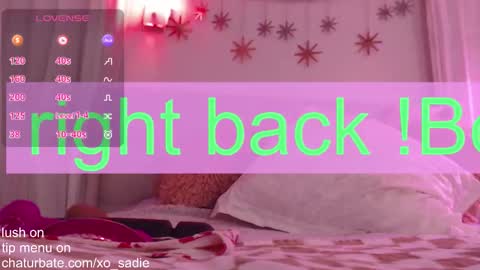 Xo Sadie online show from February 2026 08:21:01 AM