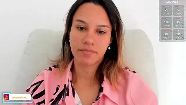 Snapshot of SamanthaWatson chatting on July 2026 12:31:01 PM SamanthaWatson online show from July 2026 12:31:01 PM