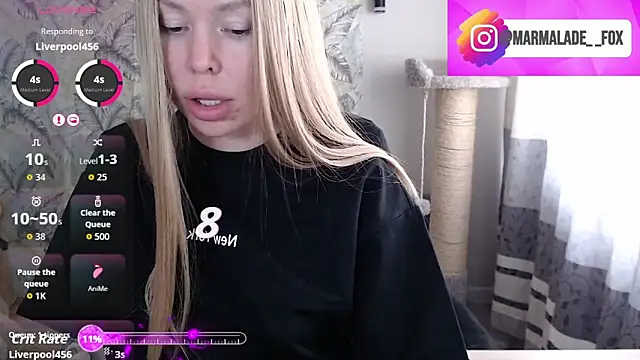 Marmalade Fox online show from March 2026 07:19:02 AM