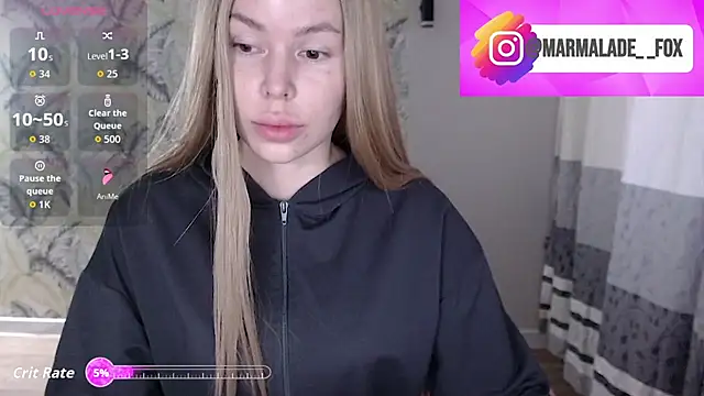 Marmalade Fox online show from April 2026 10:05:02 PM