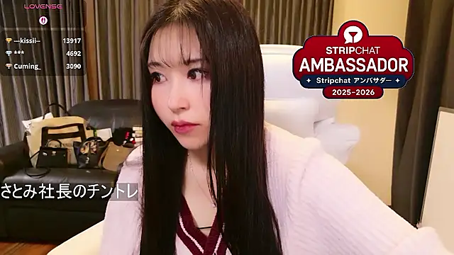 Snapshot of -satomi-jp chatting on June 2026 10:40:01 AM -satomi-jp online show from June 2026 10:40:01 AM