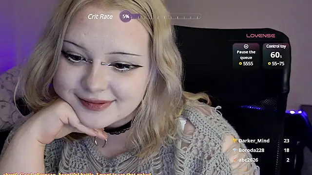 Electro doll online show from March 2025 09:15:02 PM