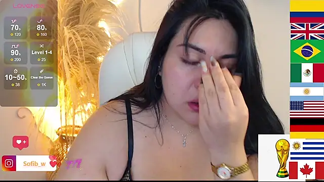 Snapshot of Sofi_BBW chatting on June 2026 12:42:02 PM Sofi BBW online show from June 2026 12:42:02 PM