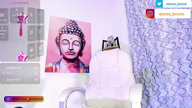 Snapshot of Atenea_jonson chatting on June 2026 05:28:01 PM Atenea jonson online show from June 2026 05:28:01 PM