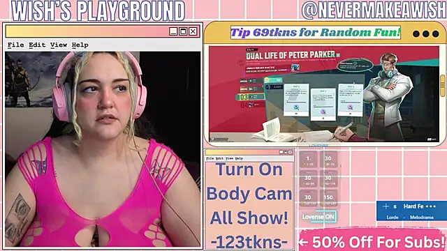 nevermakeawish online show from March 2026 09:31:02 AM