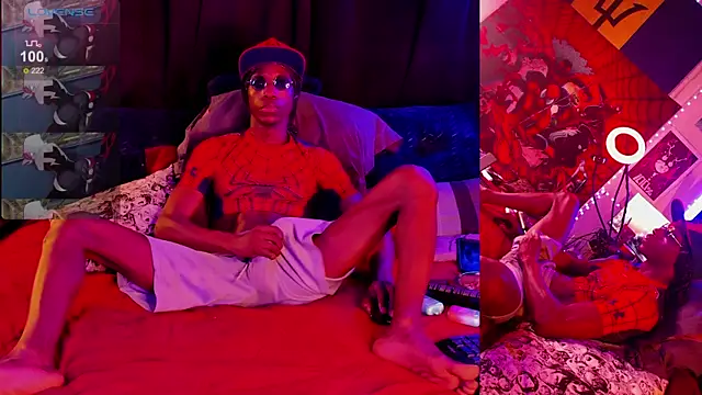 BlackLewdSpidey online show from January 2025 05:28:02 PM