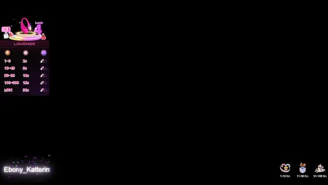 ebony katterin online show from March 2026 11:57:01 AM