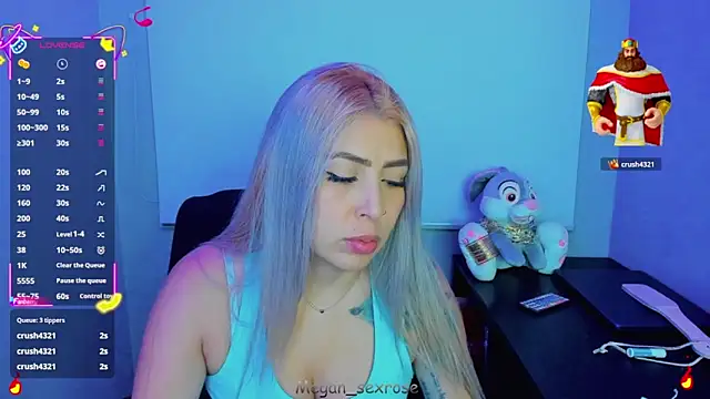 Megan sexrosse online show from March 2026 04:39:02 AM