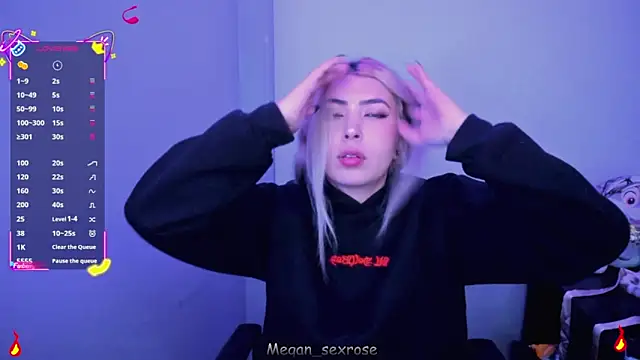 Megan sexrosse online show from April 2026 03:50:02 AM