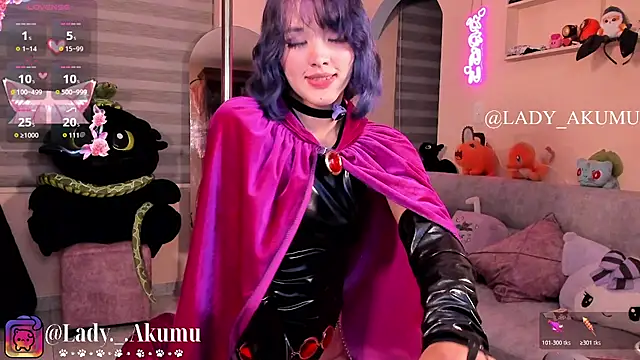 LadyAkumu online show from July 2026 03:45:01 AM