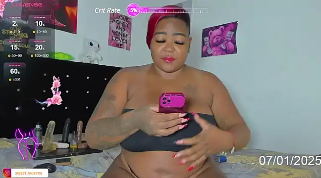 Snapshot of SWEETVICKY_XX chatting on January 2025 03:12:02 PM SWEETVICKY XX online show from January 2025 03:12:02 PM