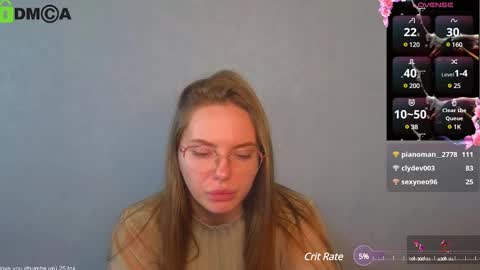Snapshot of _lysafeta_ chatting on January 2025 08:19:01 AM Welcome guys  Pleasure to see you all here  My name is Lysafeta and MichaelaTip menu is active Private is open  online show from January 2025 08:19:01 AM