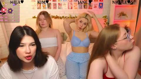 Merlizz Eva Jane Mila Nicole  left to right  online show from June 2026 08:10:02 PM