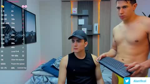 Snapshot of alan_nd_kevin chatting on February 2026 07:08:02 PM Alan Kevin can we reach 100 thumbs up please guys online show from February 2026 07:08:02 PM