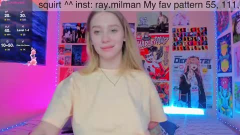 Snapshot of alicemilman chatting on January 2025 09:57:02 AM Alice  online show from January 2025 09:57:02 AM