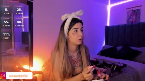 Snapshot of alicewoodville chatting on January 2025 10:08:02 PM Alice online show from January 2025 10:08:02 PM