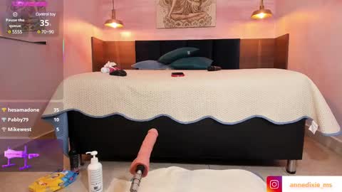 Snapshot of annedixie chatting on March 2025 06:19:02 AM Anne online show from March 2025 06:19:02 AM