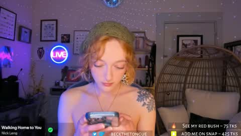 Beck the tongue online show from March 2026 10:35:01 PM