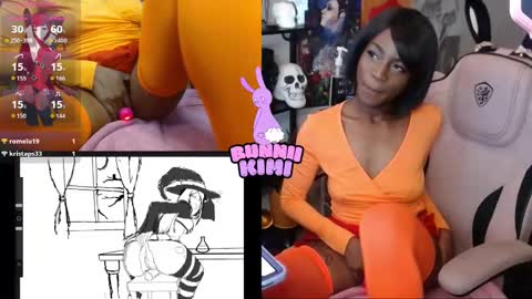 Snapshot of bunniikimi chatting on October 2025 01:31:02 PM Bunnii Kimi online show from October 2025 01:31:02 PM