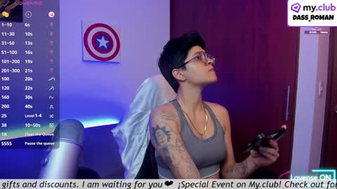 Snapshot of dass_roman chatting on February 2025 11:06:01 PM Dass Roman online show from February 2025 11:06:01 PM