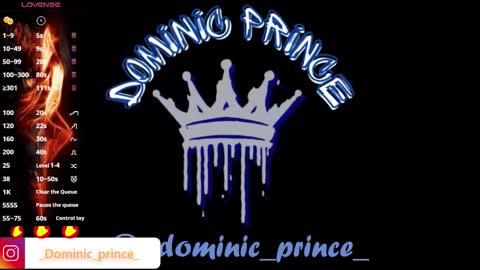 Snapshot of dominicprince chatting on October 2025 05:49:01 AM DOMINIC PRINCE online show from October 2025 05:49:01 AM
