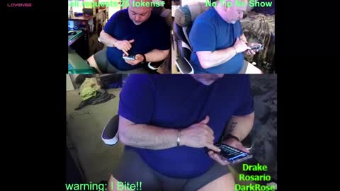 Drake D Vamp aka Drake DarkRose online show from February 2025 11:27:01 PM