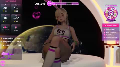 Snapshot of emyliveshow chatting on February 2026 05:12:02 AM Hentai Hostess Club online show from February 2026 05:12:02 AM