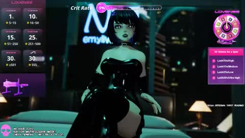 Snapshot of emyliveshow chatting on February 2026 03:33:01 PM Hentai Hostess Club online show from February 2026 03:33:01 PM