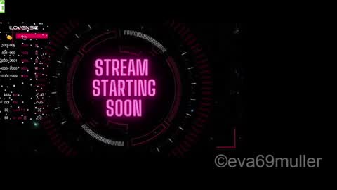 Snapshot of eva69muller chatting on January 2025 08:03:02 PM Eva  next show  8pm CEST AMST online show from January 2025 08:03:02 PM