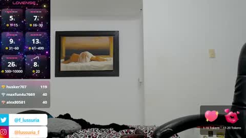 franchesca lussuria online show from January 2025 12:57:02 AM