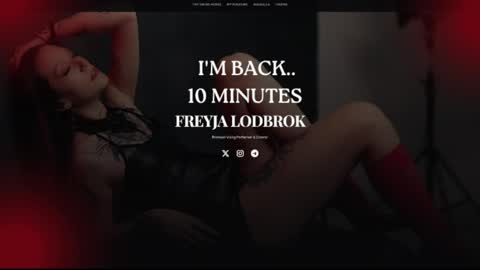 Snapshot of freyjalodbrok chatting on June 2026 07:37:02 PM Call me Lilith online show from June 2026 07:37:02 PM