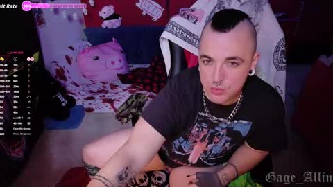 Gage Allin AKA Alpha Pussy online show from September 2025 04:19:02 PM