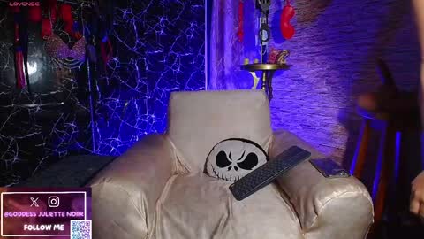 Snapshot of goddessjuliettenoiir chatting on May 2026 10:57:02 AM Goddes Juliette Noiir online show from May 2026 10:57:02 AM