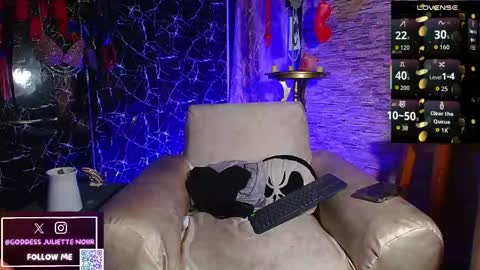 Snapshot of goddessjuliettenoiir chatting on June 2026 10:50:02 AM Goddes Juliette Noiir online show from June 2026 10:50:02 AM