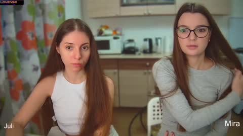 Snapshot of ihavepaws33 chatting on December 2024 12:59:02 PM Julia and Mira online show from December 2024 12:59:02 PM