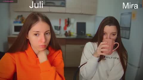 Snapshot of ihavepaws33 chatting on February 2025 04:04:02 AM Julia and Mira online show from February 2025 04:04:02 AM