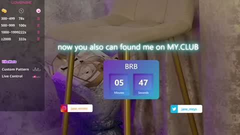 Snapshot of jane_meys chatting on January 2025 08:29:01 AM your kitty JANE roawww online show from January 2025 08:29:01 AM